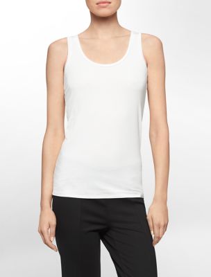 calvin klein womens solid lightweight tank top eBay