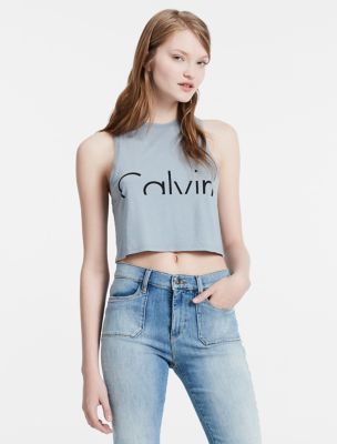 cropped racerback top