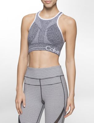 calvin klein womens performance logo reversible sports bra eBay