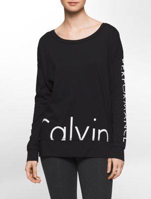 calvin klein long sleeve logo