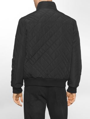 calvin klein mens quilted bomber jacket eBay