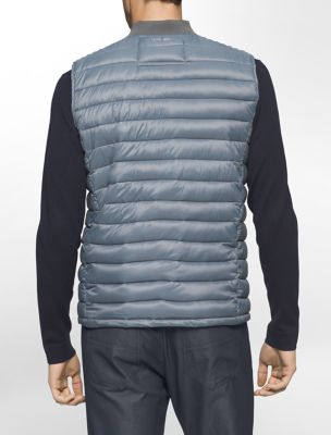 calvin klein mens packable puffer vest jacket eBay
