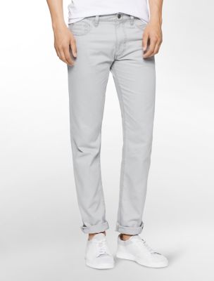calvin klein mens slim fit 5pocket twill pants