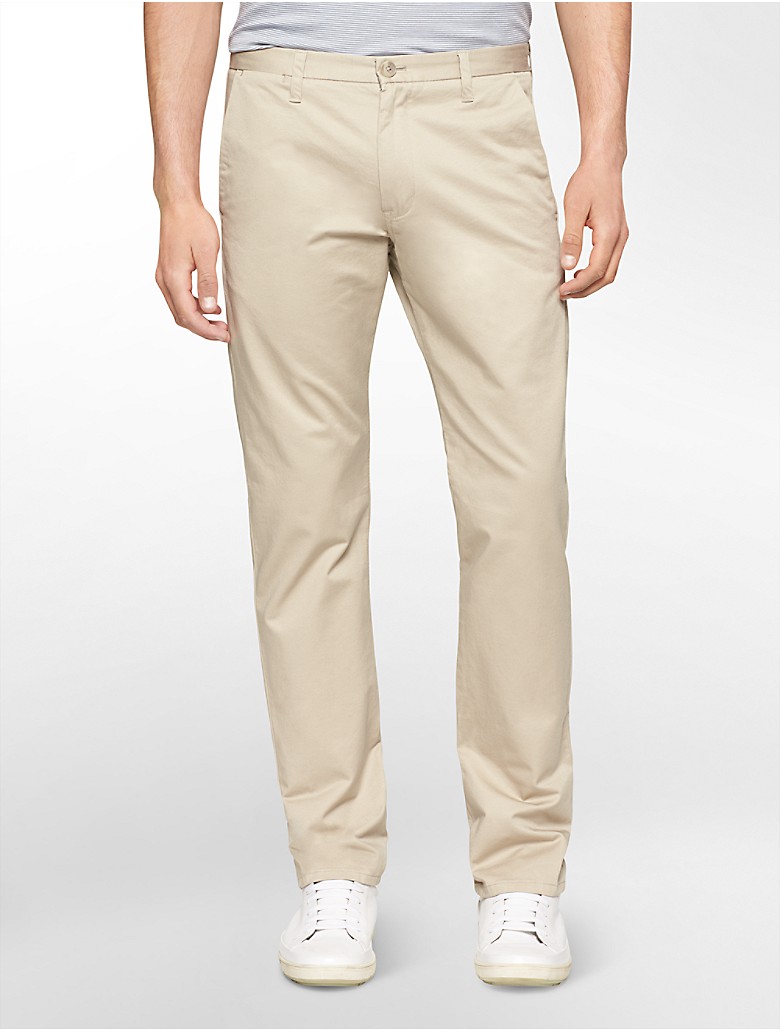 calvin klein mens body slim fit 5-pocket chino pants | eBay