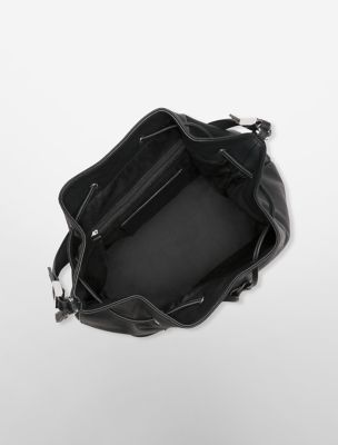 calvin klein womens sadie bucket bag