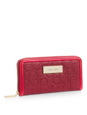 calvin klein womens sadie zip continental wallet eBay