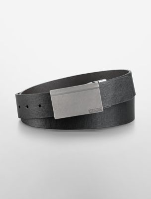 calvin klein mens reversible laser textured leather belt eBay