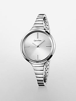 lively silver dial watch $230.00