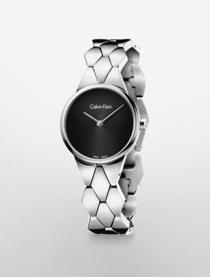 stainless steel snake bracelet watch $285.00
