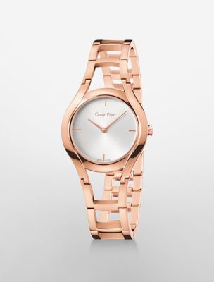 class rose gold watch $320.00