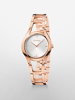 class rose gold watch $320.00