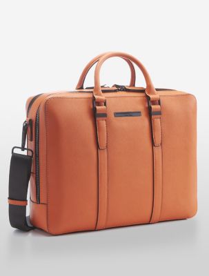 calvin klein mens kiernan slim double computer commuter bag eBay