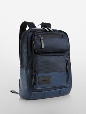 calvin klein mens tech nylon travel backpack eBay