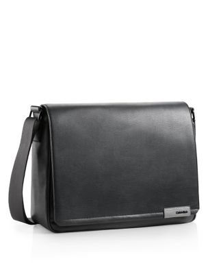 calvin klein mens bradon messenger bag eBay