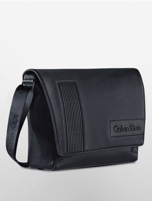 calvin klein mens devin logo messenger bag eBay