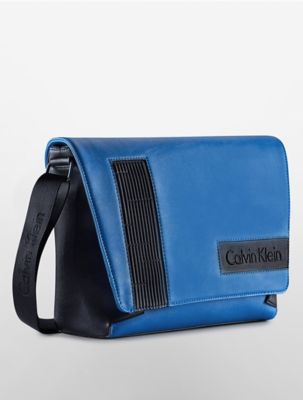 calvin klein mens devin logo messenger bag eBay