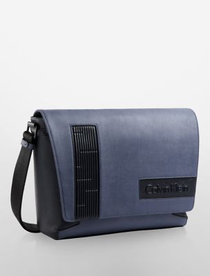 calvin klein mens devin logo messenger bag eBay