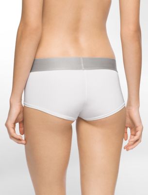 calvin klein womens steel microfiber boyshort underwear eBay