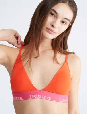 Pride This Is Love Lightly Lined Triangle Bralette Tonal Bikini