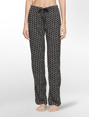 calvin klein womens woven viscose abstract print pajama pants underwear eBay