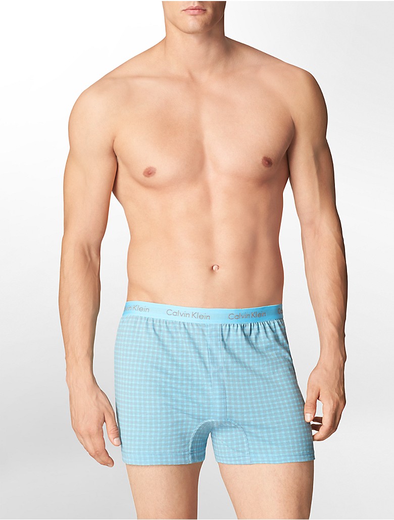 Calvin Klein Mens Slim Fit Knit Boxer Underwear Ebay