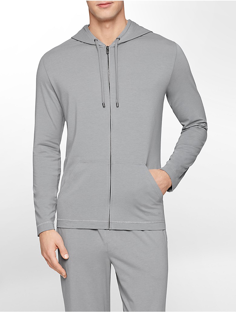 calvin klein mens ck black cotton modal hoodie underwear | eBay