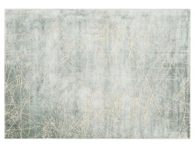 MAYA - ETCHED LIGHT RUG IN MERCURY. Calvin Klein Home