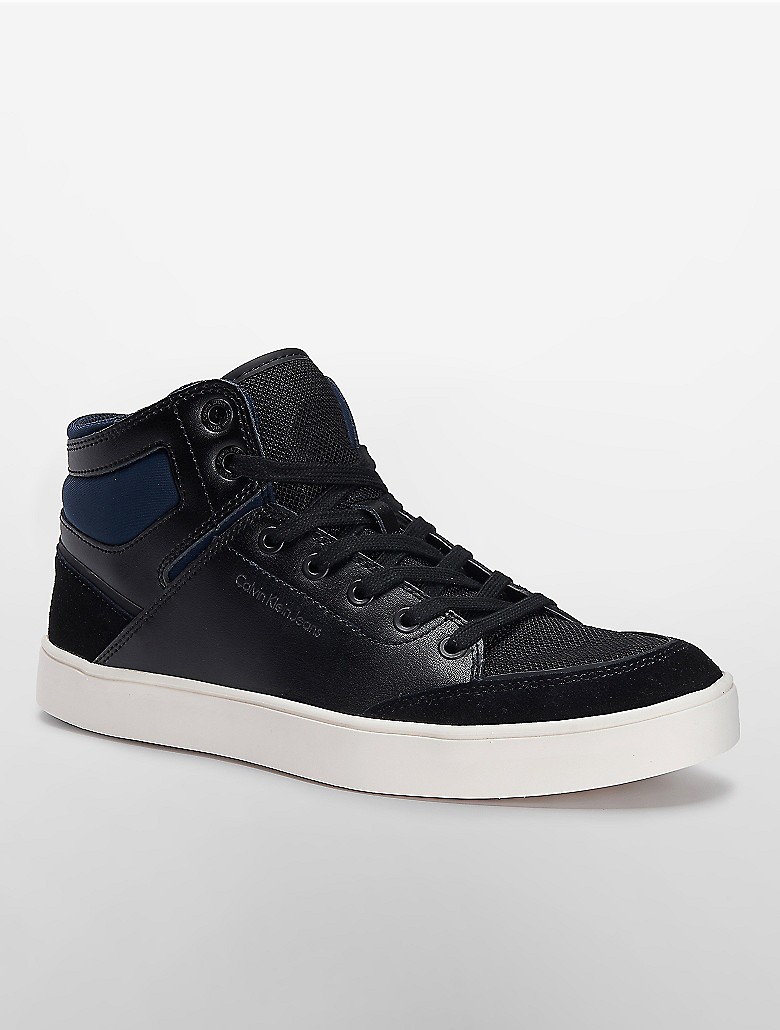 calvin klein mens high top sneaker shoe | eBay