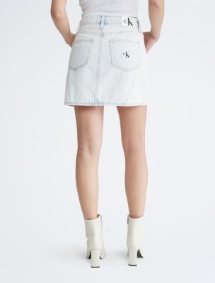 High Waist A-Line Calvin USA Skirt Klein® | Mini Denim
