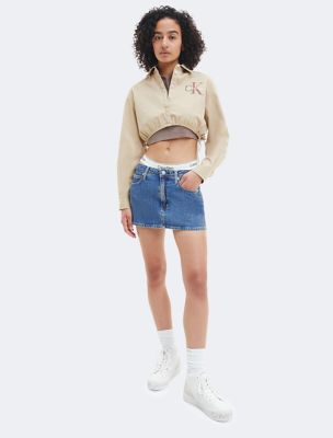 Micro Mini Denim Skirt