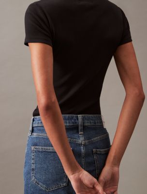 Calvin Klein Jeans - off placed logo skirt - women - dstore online
