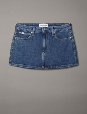 Micro Mini Denim Skirt