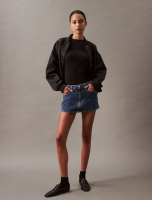 Calvin Klein Jeans Women's Ribbed-Knit Drawstring Shorts - Macy's