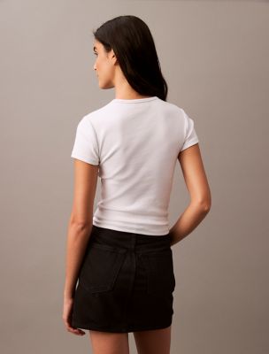 KARIN™ - Basic Comfortable Ribbed Crewneck Shirt main image 1