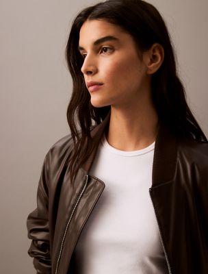 Cotton Contour Rib T-Shirt | Calvin Klein