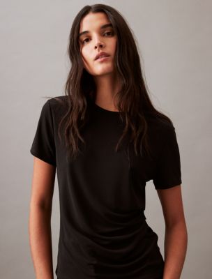 Refined Jersey T-Shirt, Black Beauty