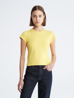 Smooth Cotton Stretch Baby T-Shirt, Green Sheen