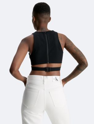 Cut Out Back Zip Top