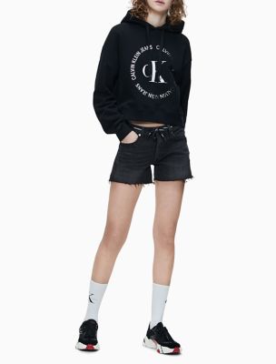 calvin klein cropped sweatshirt