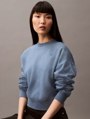 Archive Logo Fleece Cropped Sweatshirt Calvin Klein