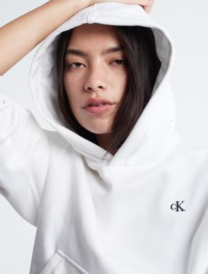 Relaxed Fit Archive Logo Fleece Hoodie Calvin Klein