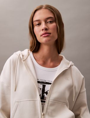 Archive Logo Fleece Zip Hoodie | Calvin Klein® USA