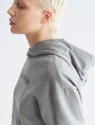 Calvin klein best sale logo hoodie