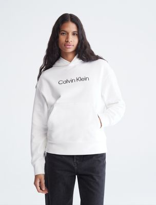 Relaxed Fit Standard Logo Hoodie | Calvin Klein