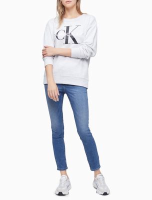 calvin klein jeans sweatshirt womens