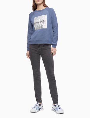 calvin klein jeans crew neck sweatshirt