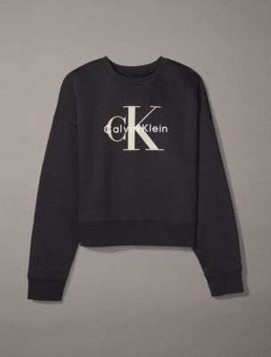 Calvin Klein Pride Gender Inclusive Blur Monogram Logo Crewneck Graphic  T-Shirt