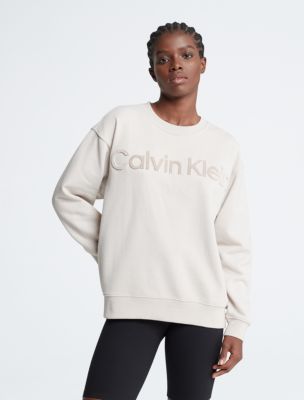 Velvet Crewneck Sweatshirt | Calvin Klein