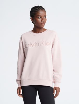 Velvet Crewneck Sweatshirt Calvin Klein