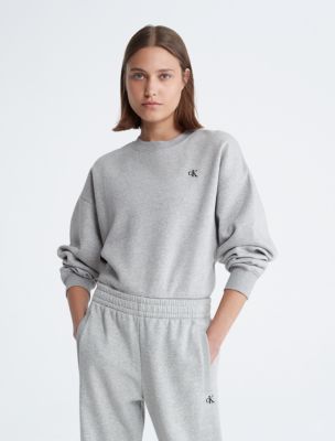 Calvin Klein, Tops, Calvin Klein Performance Womens Plus Size Logo Fleece  Sweatshirt Black X